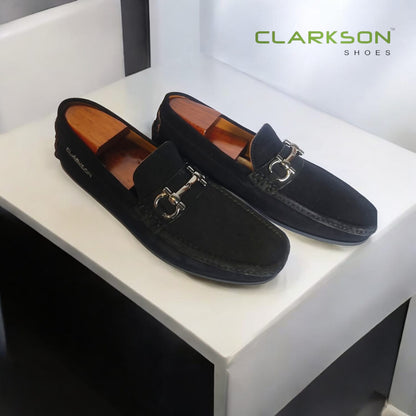 Alfredo Suede Black Metal