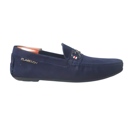 Suede Navy Alfredo TM Metal
