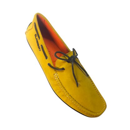 Salvio Suede - Lemon Yellow