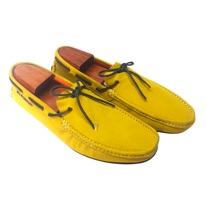 Salvio Suede - Lemon Yellow