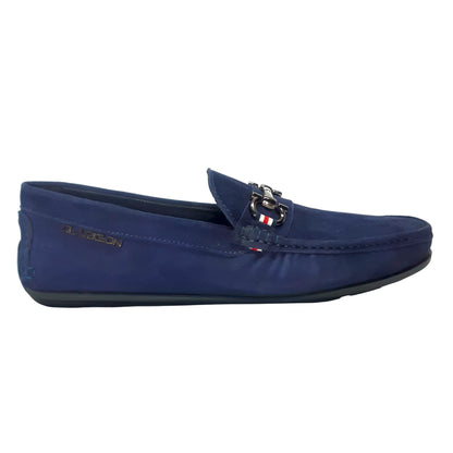 Suede Navy Alfredo TM Metal