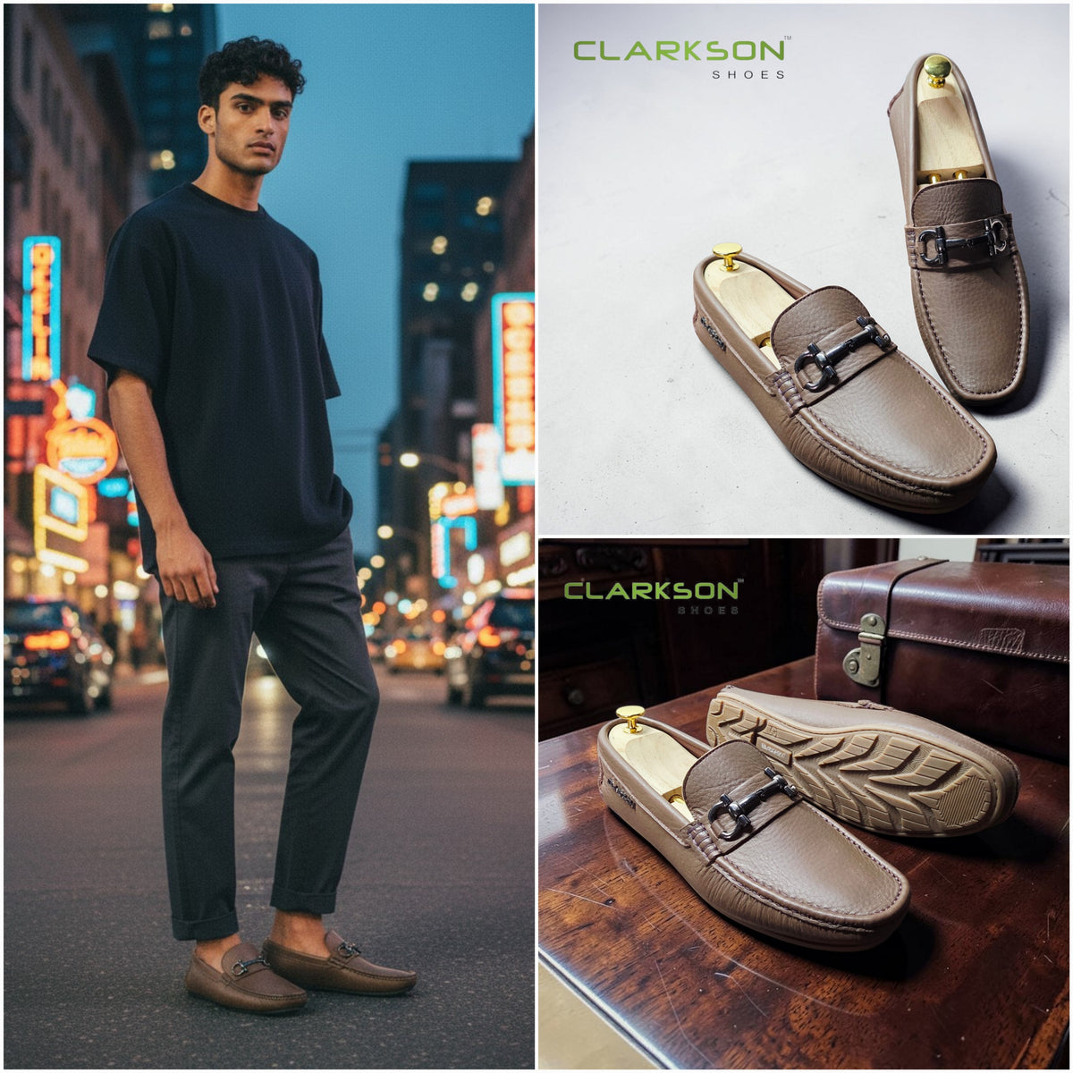 Alfredo Cow Dark Beige