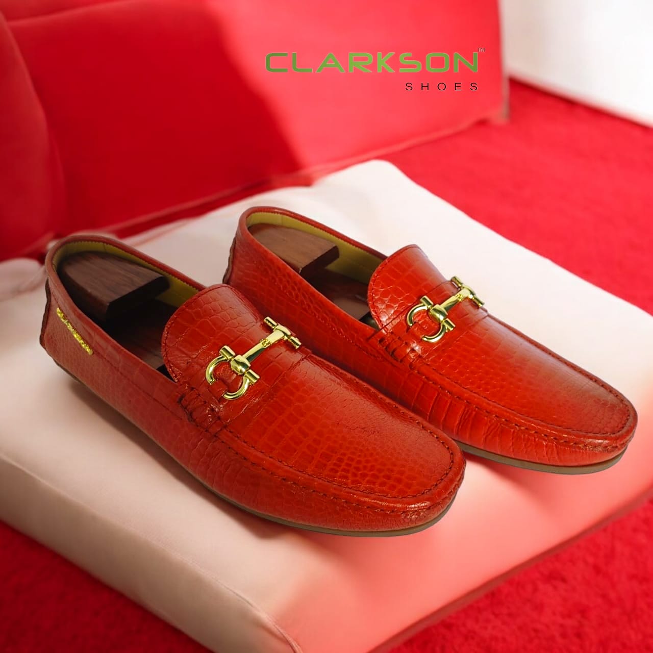 Crocs Gold Red