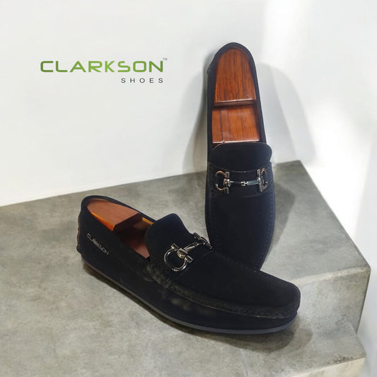 Alfredo Suede Black Metal