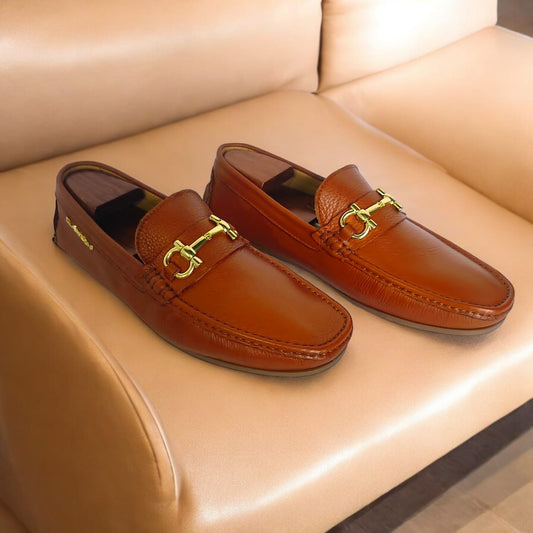 Alfredo Gold Pebble Tan
