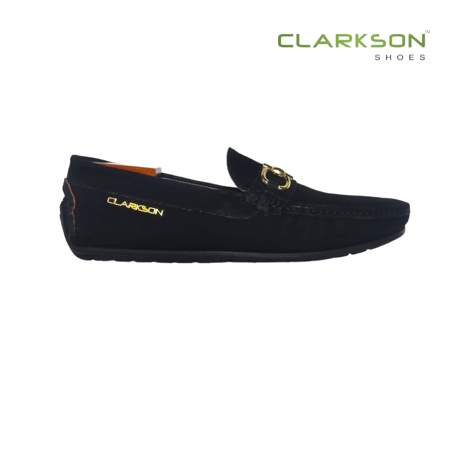 Alfredo Suede Black Gold