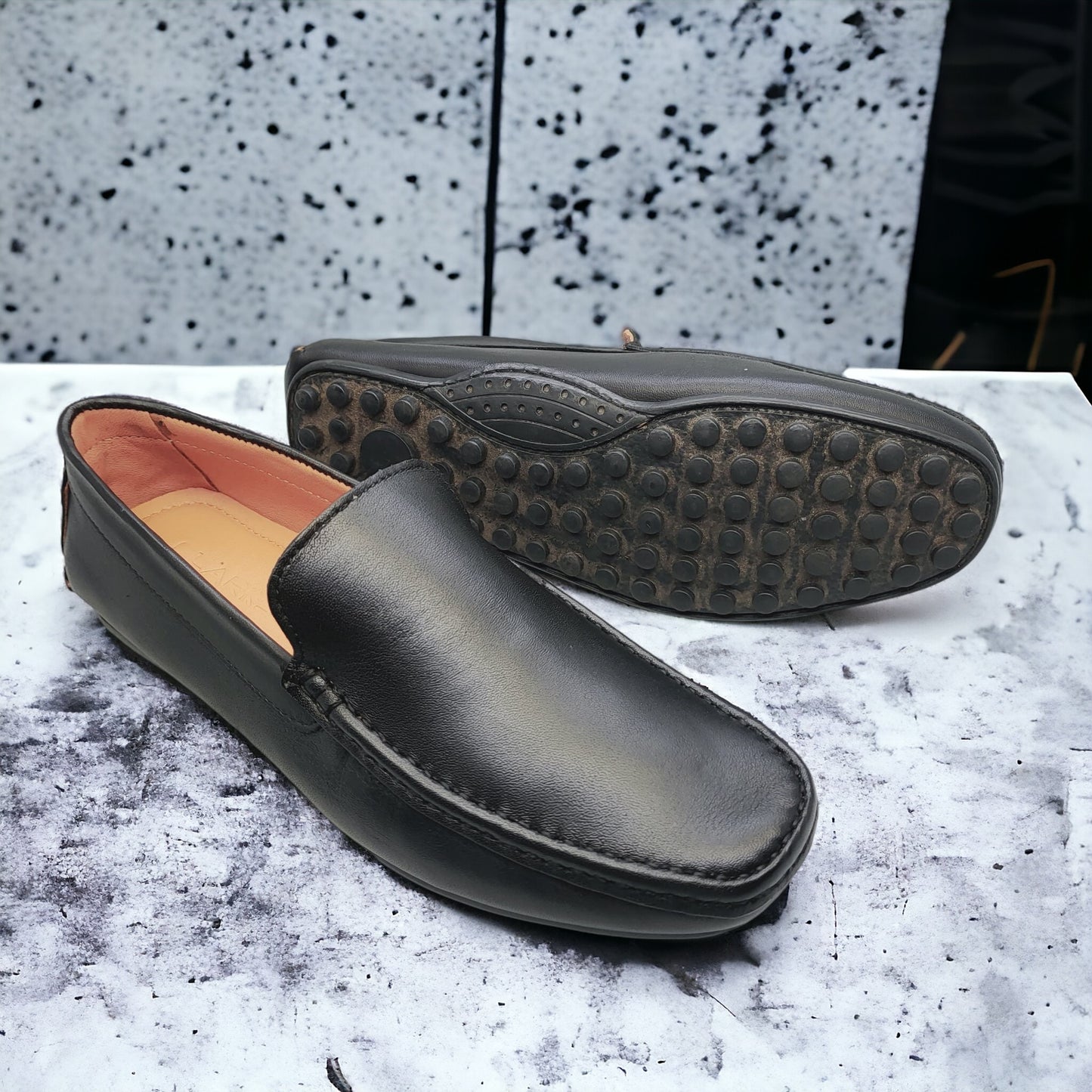 Athens Button Black
