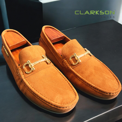 Alfredo Suede Honey Gold