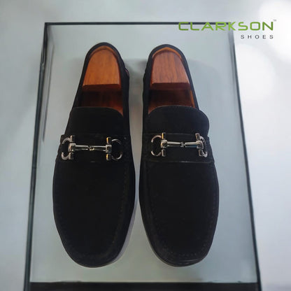 Alfredo Suede Black Metal