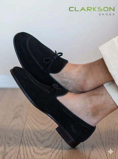 Suede slipon