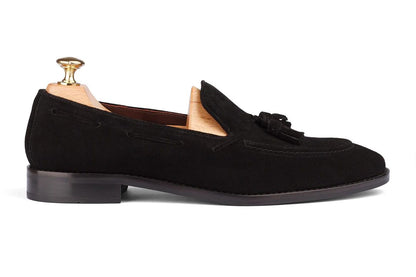 Suede slipon